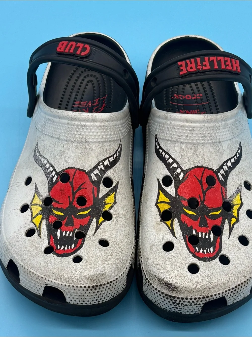 Crocs x Stranger Things Hellfire Club Classic Clogs Men’s 10 Women’s 12